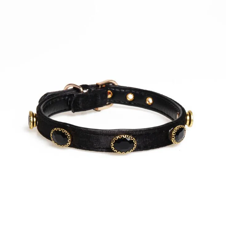 Classical Dog Pet Collar With Diamond