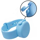 Silicone Wristband Fashional Silicone Sanitizer Wristband Bracelet With Dispenser Refill Bottle