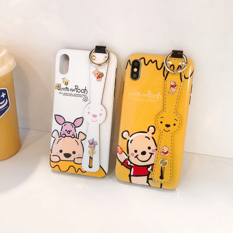 Wristband Phone Case For iPhone 11 Pro max X Xs XR Xsmax Cute Cartoon Bear Phone Case For 6 7 8 Plus Soft Back Cover Capa
Wristband Phone Case For iPhone 11 Pro max X Xs XR Xsmax Cute Cartoon Bear Phone Case For 6 7 8 Plus Soft Back Cover Capa