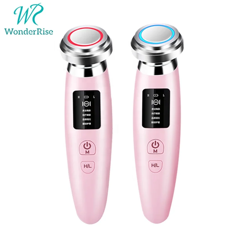 Heated Red Blue LED Skin Rejuvenation Device Facial Deep Cleaning Face Lifting Skin Tightening Device, Pink/ white
Heated Red Blue LED Skin Rejuvenation Device Facial Deep Cleaning Face Lifting Skin Tightening Device, Pink/ white