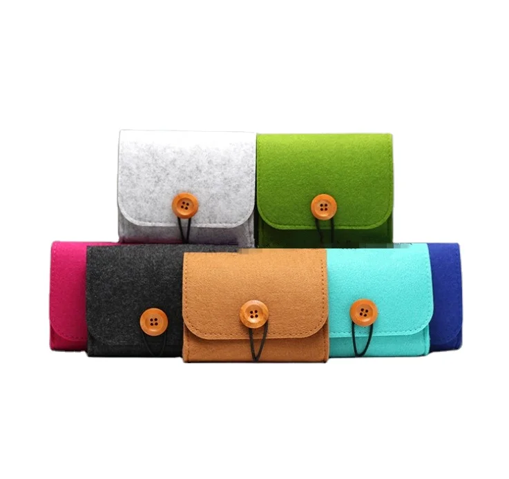 Wholesale wool felt small cosmetic bag essential oil bottle brown green rose gray package easy take, Custom color
Wholesale wool felt small cosmetic bag essential oil bottle brown green rose gray package easy take, Custom color