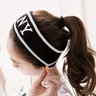 Free Shipping Wholesale Knit Elastic Sport Custom Headband Women