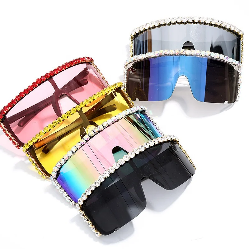 Custom Diamond Cycle Sun Glasses Fashion Oversized Women Steampunk Sunglasses Men Gafas De Sol, Customized color
Custom Diamond Cycle Sun Glasses Fashion Oversized Women Steampunk Sunglasses Men Gafas De Sol, Customized color