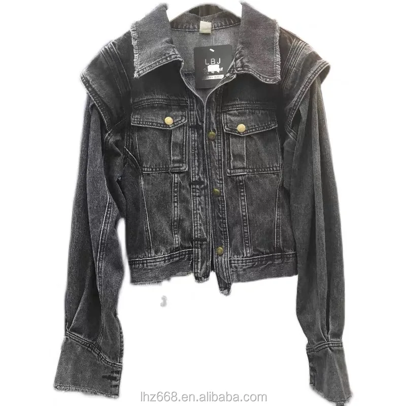 Wholesale 2021 New Products Spring Autumn Girl And Women Most Popular Fashion Vintage Loose Short Denim Jacket
Wholesale 2021 New Products Spring Autumn Girl And Women Most Popular Fashion Vintage Loose Short Denim Jacket
