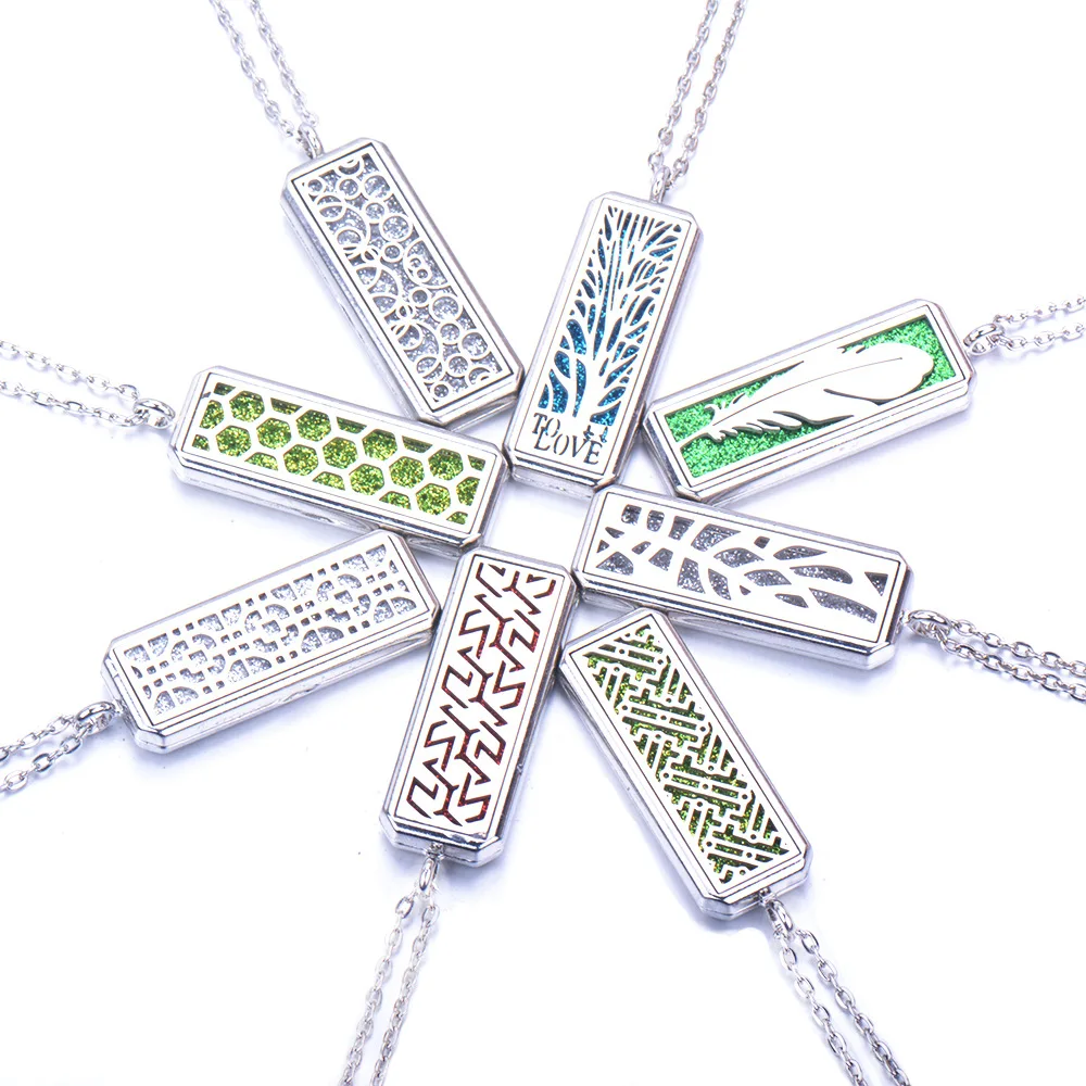 Multi-Style Hollow Strip Stainless Steel Aromatherapy Oil Perfume Diffuser Necklace
Multi-Style Hollow Strip Stainless Steel Aromatherapy Oil Perfume Diffuser Necklace