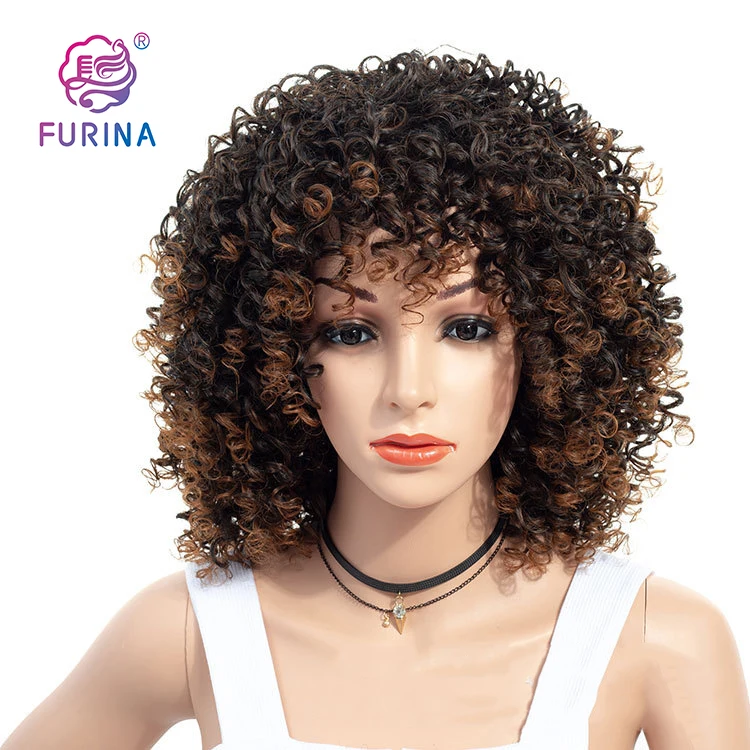 Full Mechanism Wigs Brown Afro fluffy Curly Synthetic short shoulder medium length non lace wigs
Full Mechanism Wigs Brown Afro fluffy Curly Synthetic short shoulder medium length non lace wigs