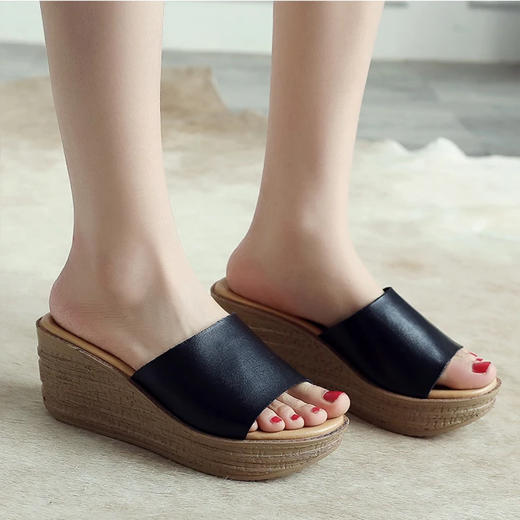 women's designer summer leather wedge slippers wholesale height increasing slip on shoes for women slippers wholesale
women's designer summer leather wedge slippers wholesale height increasing slip on shoes for women slippers wholesale