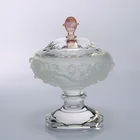 Type Household Tea Table Decorates Europe Type Liuli Crystal Candy Jar Glass To Store Content Jar