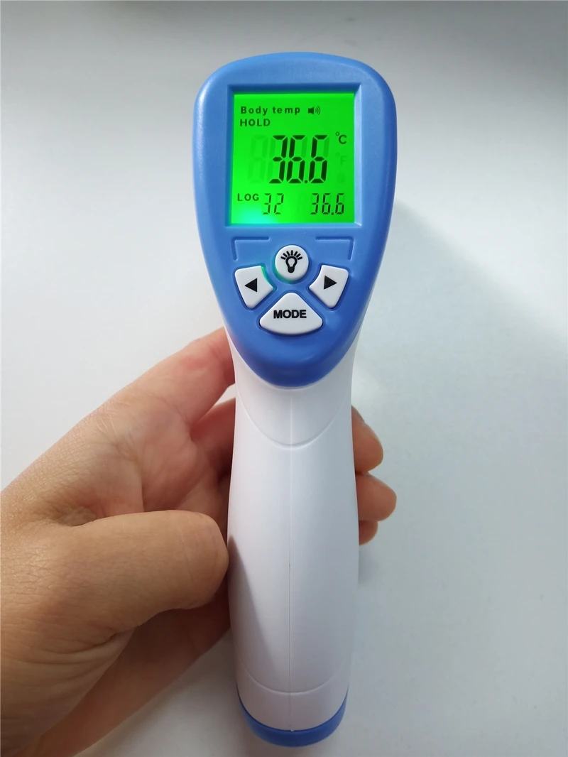 medical no contact mesauring thermometer body infrared