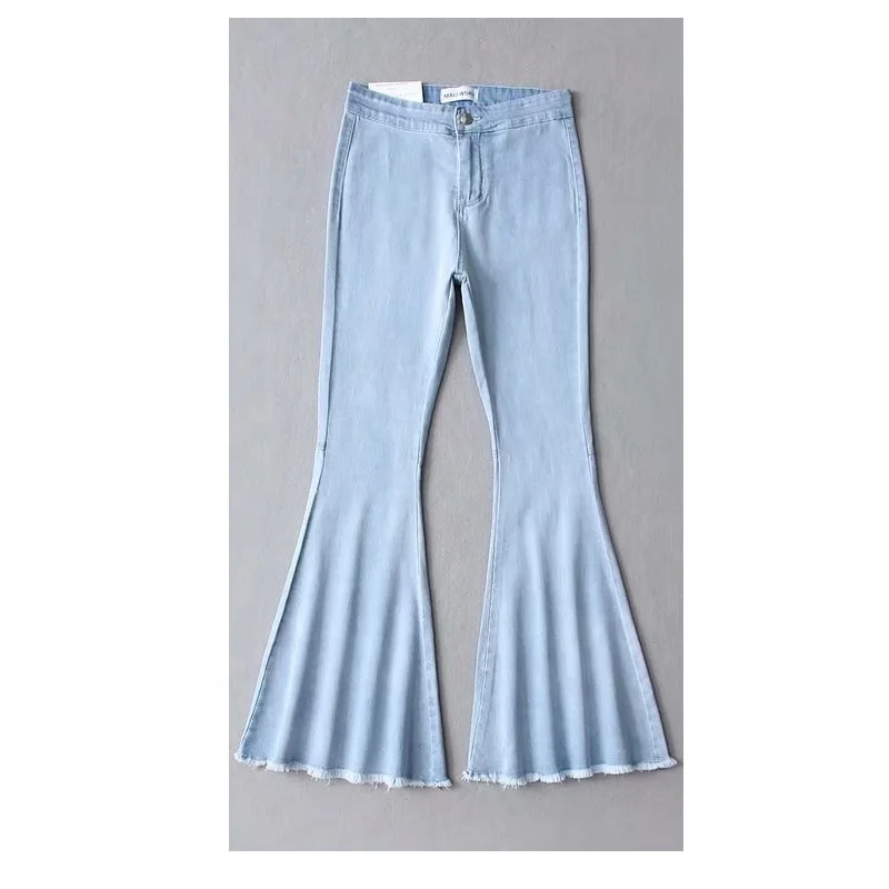 Fashion Free Shipping Women Bell Bottom Demin Pants High Waist Flare Jeans, Black, grey, blue, customized
Fashion Free Shipping Women Bell Bottom Demin Pants High Waist Flare Jeans, Black, grey, blue, customized