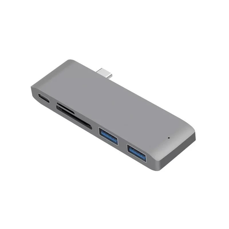 Vstar Hot Selling 5 IN 1 USB Type C Hub with USB-C Power Delivery 2 USB 3.0 Ports and SD TF Card Reader Adaptador, Siliver/grey
Vstar Hot Selling 5 IN 1 USB Type C Hub with USB-C Power Delivery 2 USB 3.0 Ports and SD TF Card Reader Adaptador, Siliver/grey