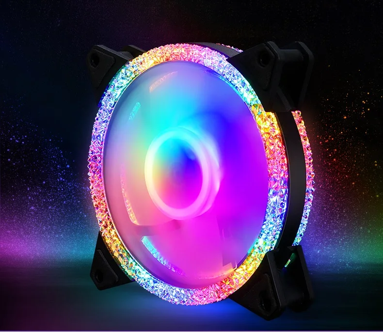 customized 12V fan cooler 120mm game cooling PC can change color diamond LED RGB case fan for computer
customized 12V fan cooler 120mm game cooling PC can change color diamond LED RGB case fan for computer