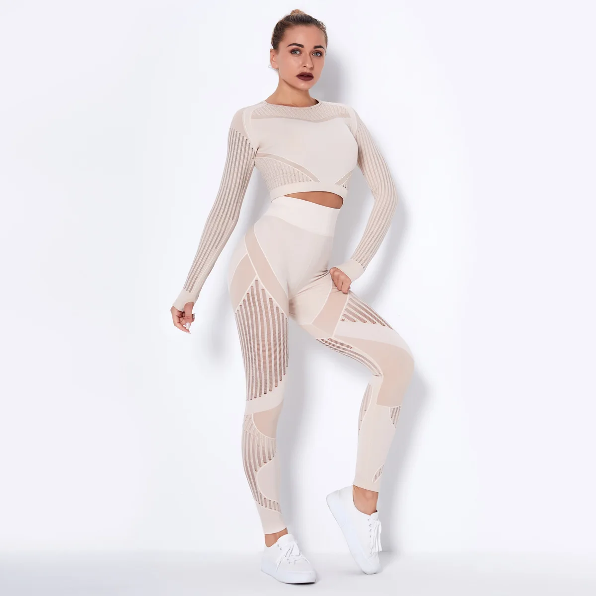 Hollow Out Seamless Yoga Set Sport Outfits Women Black Two 2 Piece Crop Top Bra Leggings Workout Gym suit Fitness Sport Sets
Hollow Out Seamless Yoga Set Sport Outfits Women Black Two 2 Piece Crop Top Bra Leggings Workout Gym suit Fitness Sport Sets