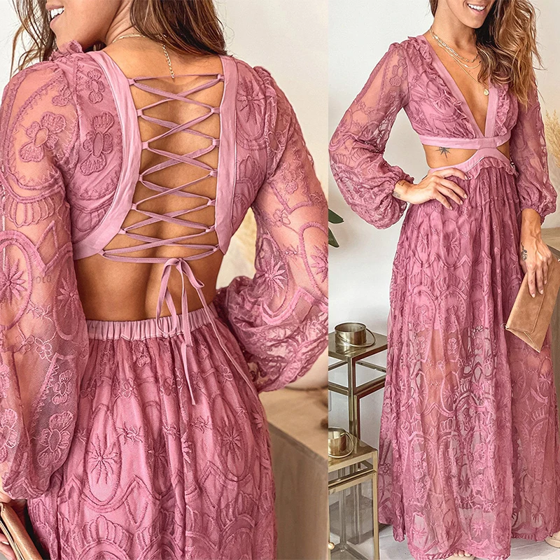 Summer Bandage Dresses Women Lady Elegant Party Backless Bodycon Casual Long Sundress Womens Maxi Dress, Picture color
Summer Bandage Dresses Women Lady Elegant Party Backless Bodycon Casual Long Sundress Womens Maxi Dress, Picture color