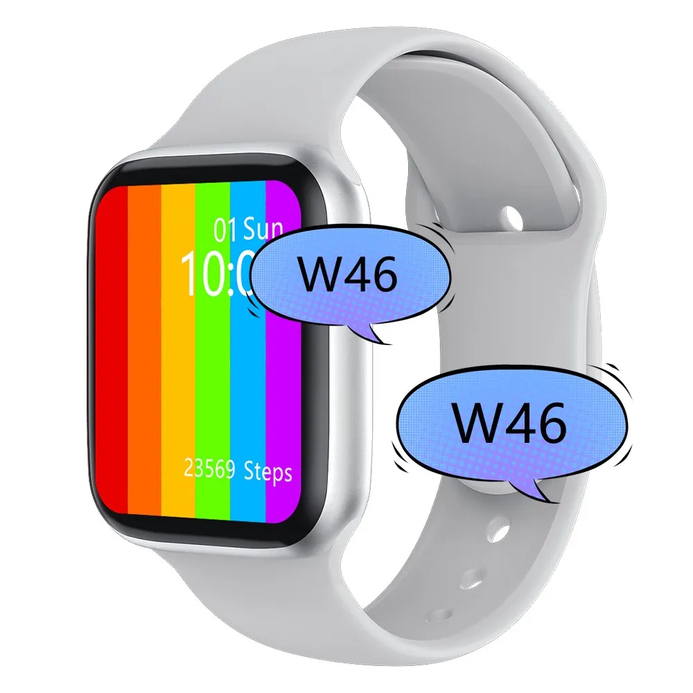 2021 Upgrade Series 6 Smart Watch 1.75 inch HD Touch Screen Intelligent Bracelet IWO W46 Smatwatch with CE, Black,white
2021 Upgrade Series 6 Smart Watch 1.75 inch HD Touch Screen Intelligent Bracelet IWO W46 Smatwatch with CE, Black,white