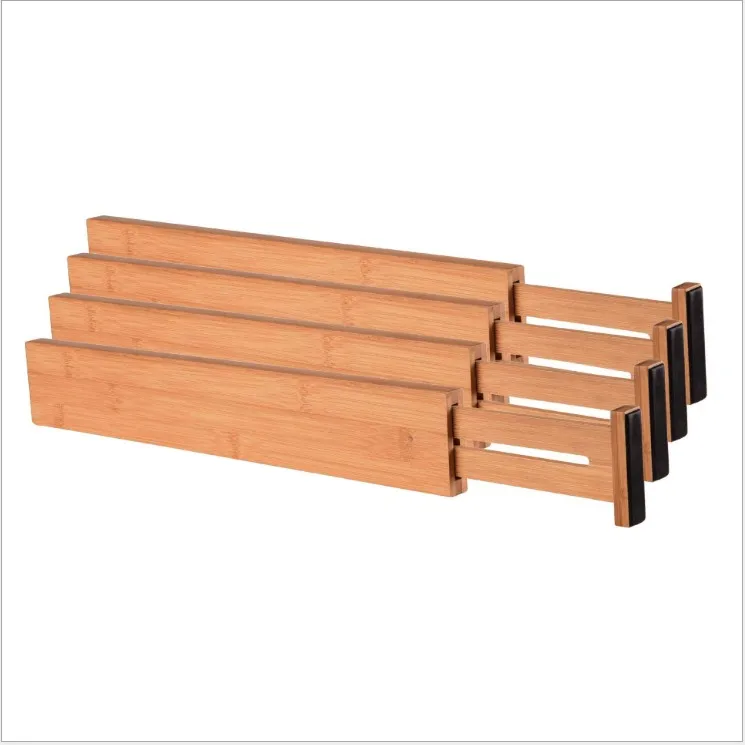 Kitchen Bamboo Drawer Dividers Set of 4 Bamboo Natural Wood adjustable Drawer divider Organizer
Kitchen Bamboo Drawer Dividers Set of 4 Bamboo Natural Wood adjustable Drawer divider Organizer