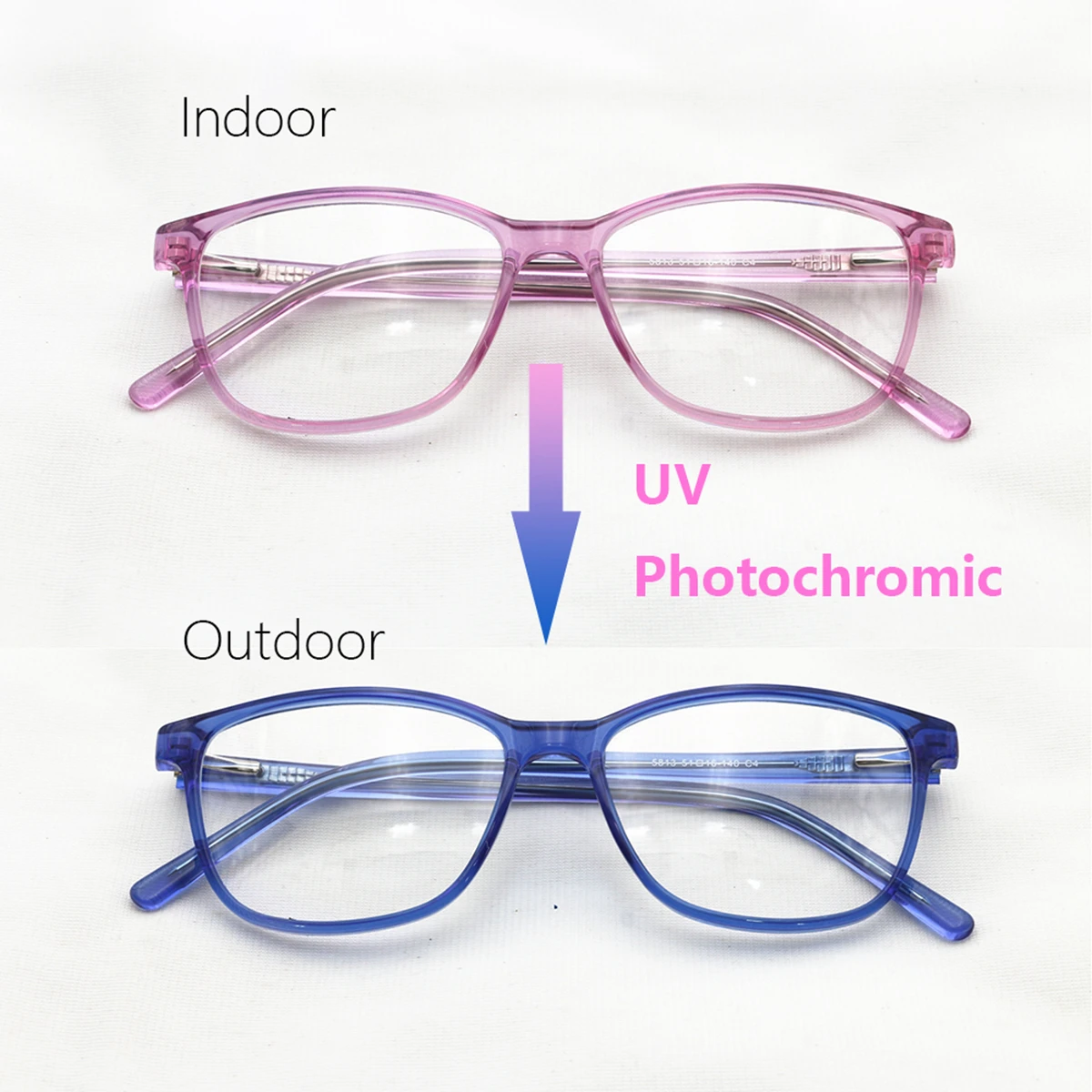 Factory Customized Adjustable Light photochromic Transparent Clear Women Optical Eye Glasses Frames, 6 colors
Factory Customized Adjustable Light photochromic Transparent Clear Women Optical Eye Glasses Frames, 6 colors