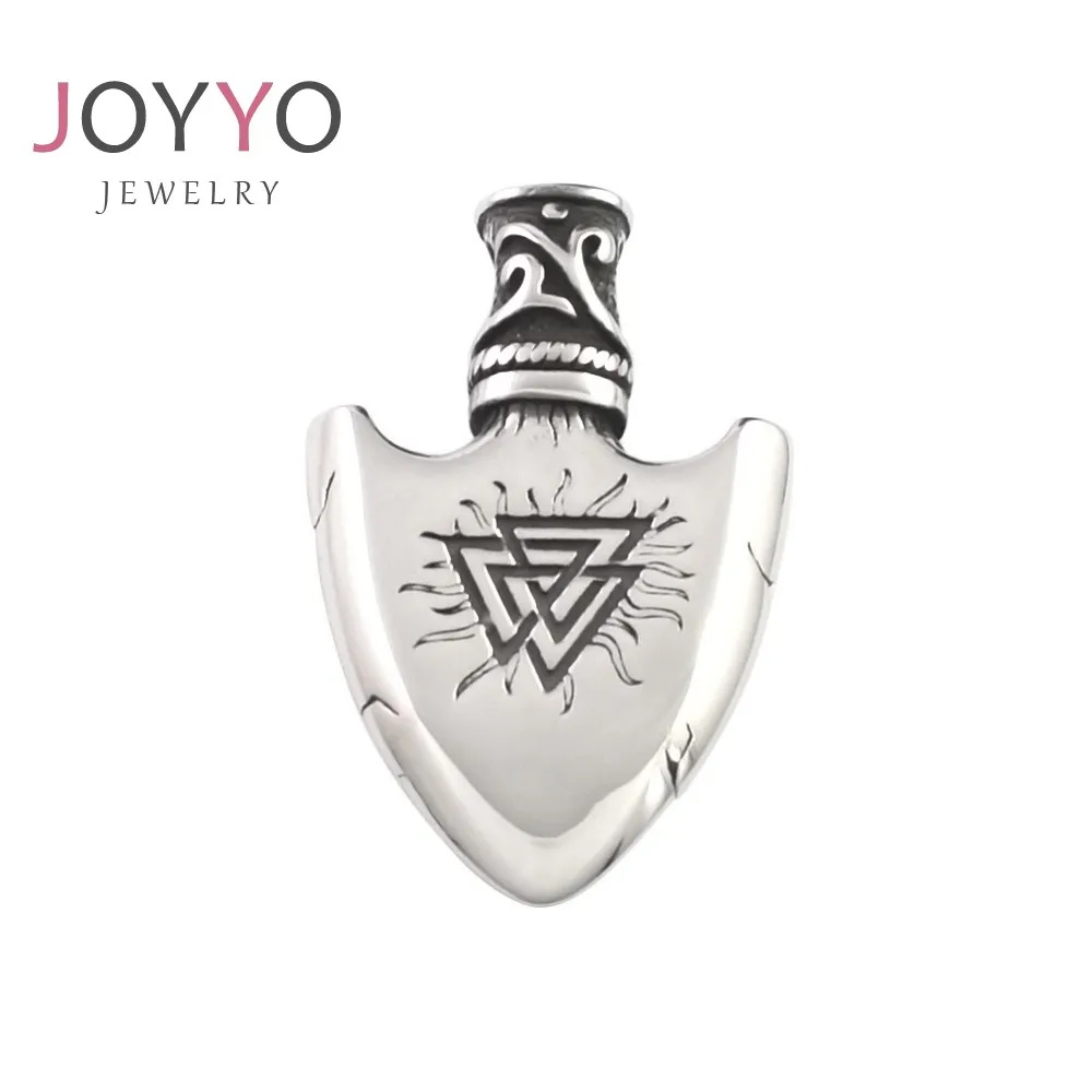 Stainless Steel Vintage Viking Pendants Amulet Double-sided Shield Necklace Pendant Pirate Jewelry, As picture
Stainless Steel Vintage Viking Pendants Amulet Double-sided Shield Necklace Pendant Pirate Jewelry, As picture