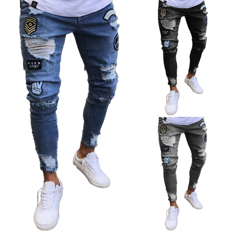 Wholesale man fashion summer embroider trousers skinny slim fit men's denim jeans pants for men clothes, Light blue,black,gray
Wholesale man fashion summer embroider trousers skinny slim fit men's denim jeans pants for men clothes, Light blue,black,gray