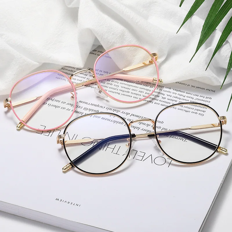 Retro Anti Blue Light Glasses Frame Metal Round Optical Sepectacles Plain Eyeglasses Eyewear For Men Women
Retro Anti Blue Light Glasses Frame Metal Round Optical Sepectacles Plain Eyeglasses Eyewear For Men Women