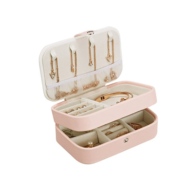 2020 Women Mini PU Leather Jewellery Storage Case Travel Necklace Ring Earring Bracelet Organizer Custom Jewelry Box with Logo, Pink, blue, orange pink
2020 Women Mini PU Leather Jewellery Storage Case Travel Necklace Ring Earring Bracelet Organizer Custom Jewelry Box with Logo, Pink, blue, orange pink