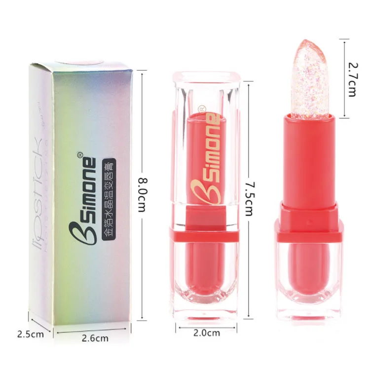 New Arrival Moisturizing Jelly Transparent Color Changing 6 Colors Waterproof Lipstick for Low MOQ Vendor
New Arrival Moisturizing Jelly Transparent Color Changing 6 Colors Waterproof Lipstick for Low MOQ Vendor