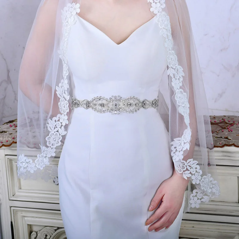 Wedding Accessories Crystal Wedding Belt Satin Rhinestone Evening Prom Dress Belt Bridal Ribbon Sash Bridesmaids Women Jewelry, Silver
Wedding Accessories Crystal Wedding Belt Satin Rhinestone Evening Prom Dress Belt Bridal Ribbon Sash Bridesmaids Women Jewelry, Silver