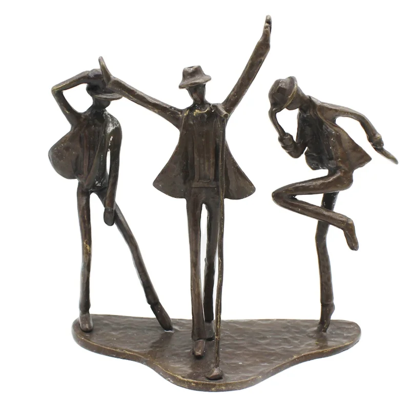 European cast iron crafts metal music sculpture show pieces for home decoration, Bronze
European cast iron crafts metal music sculpture show pieces for home decoration, Bronze