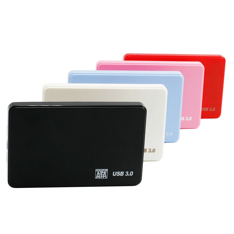 HDD Enclosure 2.5 inch USB3.0 Plastic External SATA and SSD Case Housing 7mm 9.5mm Tools Free, Black,blue,red,white,pink
HDD Enclosure 2.5 inch USB3.0 Plastic External SATA and SSD Case Housing 7mm 9.5mm Tools Free, Black,blue,red,white,pink