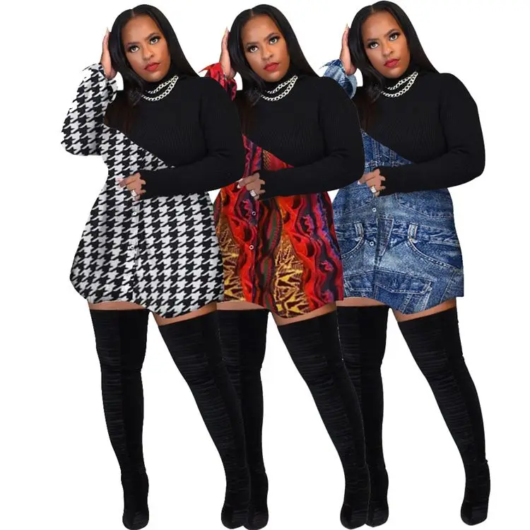 D95877 Good Quality Splice Girls Women Fashion Clothing 2020 Woman Casual Short Dress Women Long Sleeve Dresses
D95877 Good Quality Splice Girls Women Fashion Clothing 2020 Woman Casual Short Dress Women Long Sleeve Dresses