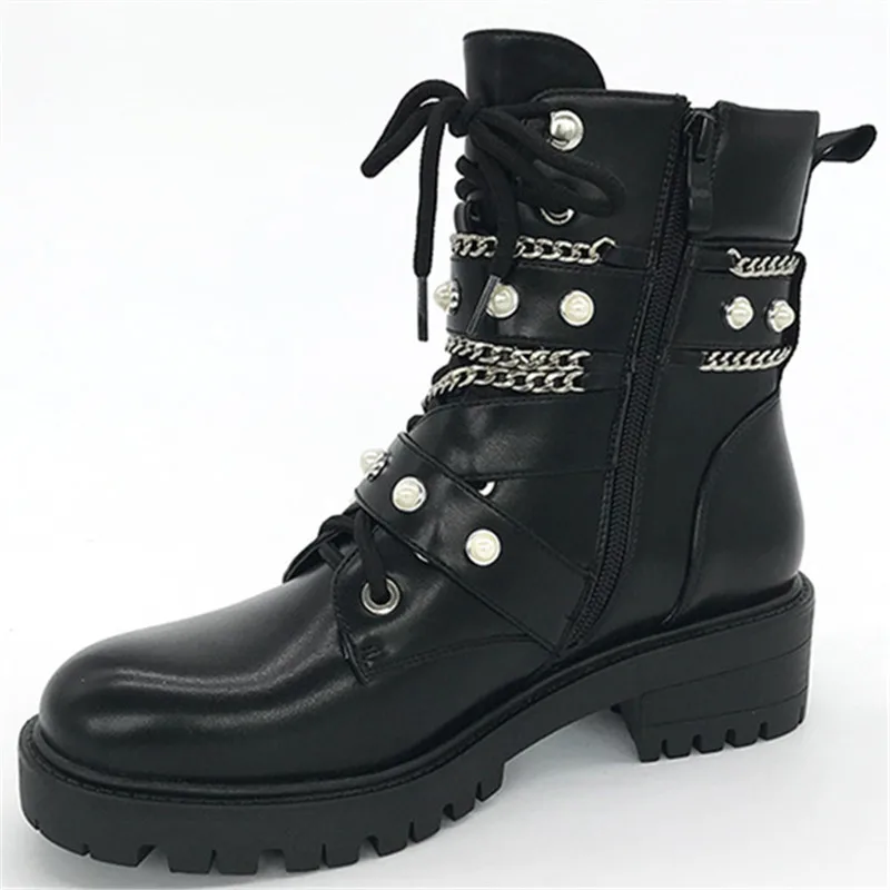 Dropshipping Custom Logo Women Punk Motorcycle Boots Metal Chain Platform Square Heel Trend Cool Shoes Fashion Footwear
Dropshipping Custom Logo Women Punk Motorcycle Boots Metal Chain Platform Square Heel Trend Cool Shoes Fashion Footwear