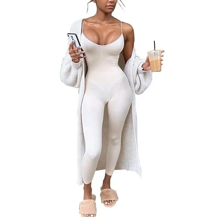 Europe New Product Custom Logo Fitness Hip Lift Fitted Outfits Halter One Piece Jumpsuit, Black/white/grey/yellow
Europe New Product Custom Logo Fitness Hip Lift Fitted Outfits Halter One Piece Jumpsuit, Black/white/grey/yellow