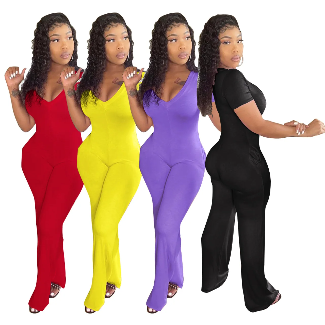 Vendors For Clothing Women Romper Wide Leg Pants V Neck Jumpsuit With Pockets One Piece Jumpsuit
Vendors For Clothing Women Romper Wide Leg Pants V Neck Jumpsuit With Pockets One Piece Jumpsuit