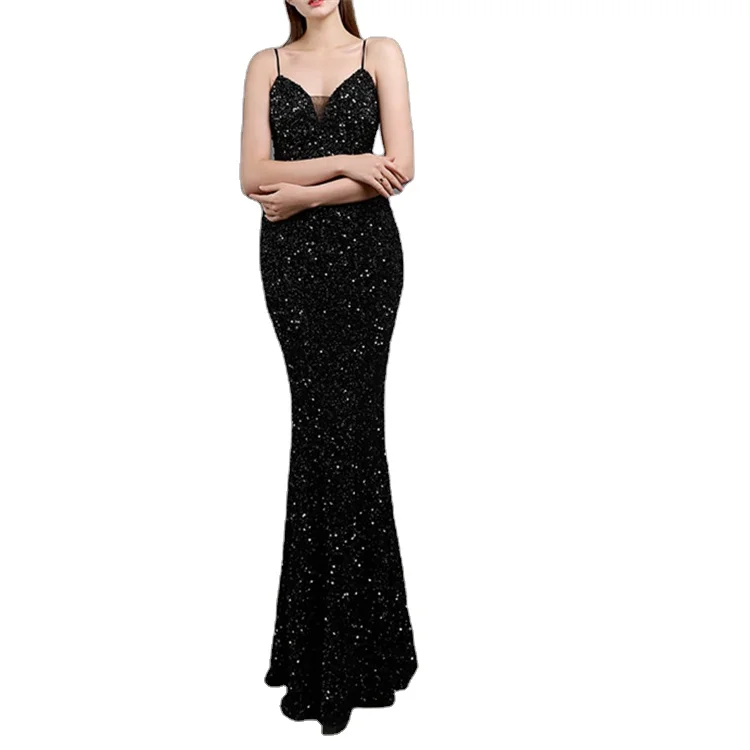 Wholesale robe soiree Elegant Women Black One Shoulder Elegant Long Evening Dress 
Wholesale robe soiree Elegant Women Black One Shoulder Elegant Long Evening Dress