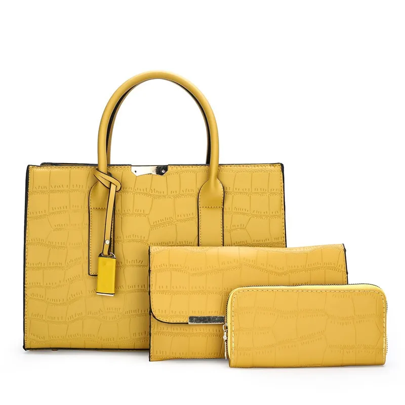 Wholesale famous designer women shoulder bag ladies 3 piece leather shoulder handbag sets, Customizable
Wholesale famous designer women shoulder bag ladies 3 piece leather shoulder handbag sets, Customizable