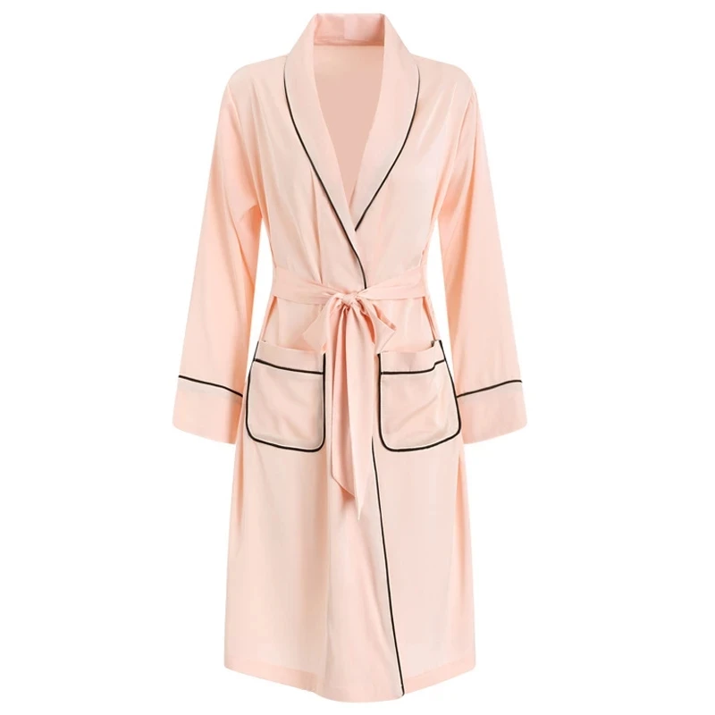 New Arrival Sleepwear Soft Wedding Party Dressing Gown Elegant Kimono Long Robe Luxury Robes Women Robe, Customized color
New Arrival Sleepwear Soft Wedding Party Dressing Gown Elegant Kimono Long Robe Luxury Robes Women Robe, Customized color