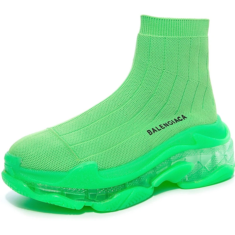 Dropshipping Custom Logo New Women Socks Shoes Autumn Platform Sneakers Knitting Thick Bottom Yellow Casual Sneaker
Dropshipping Custom Logo New Women Socks Shoes Autumn Platform Sneakers Knitting Thick Bottom Yellow Casual Sneaker
