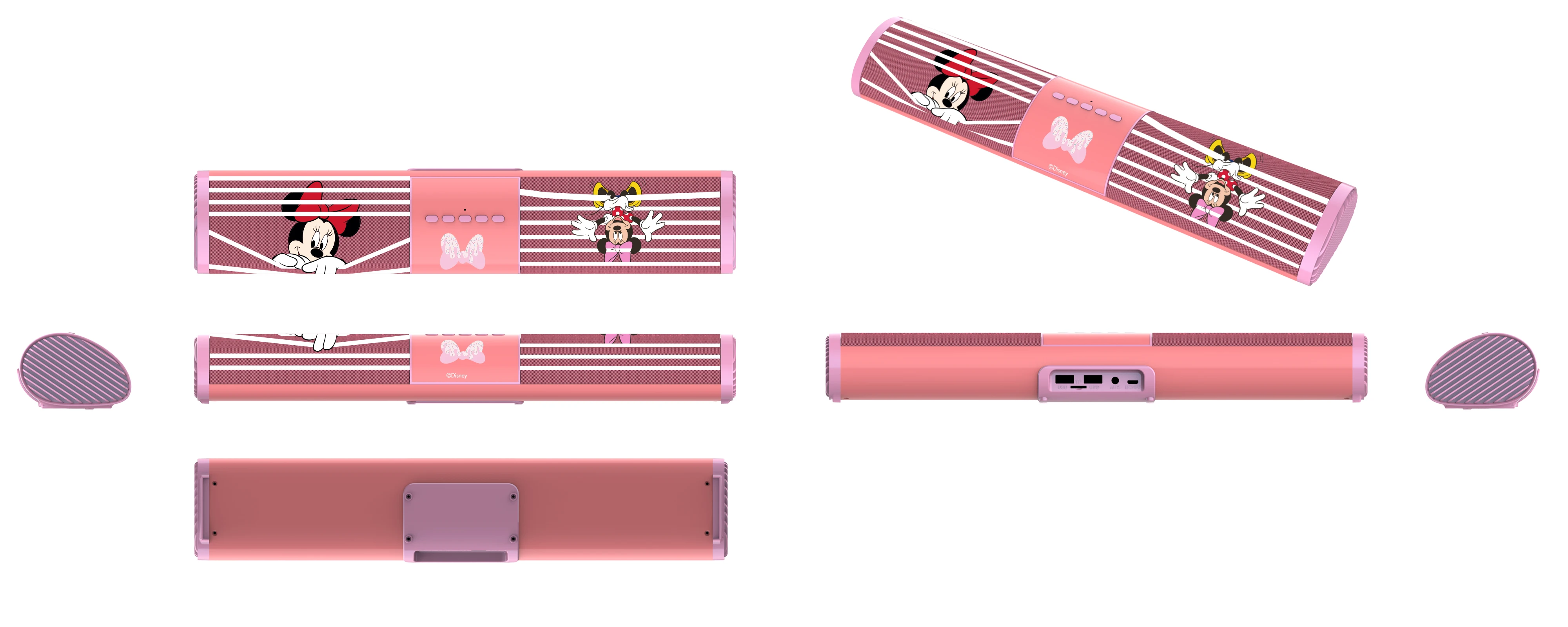 China manufacturer high sound quality sound system mini soundbar speaker with Multi function - ANKUX.COM