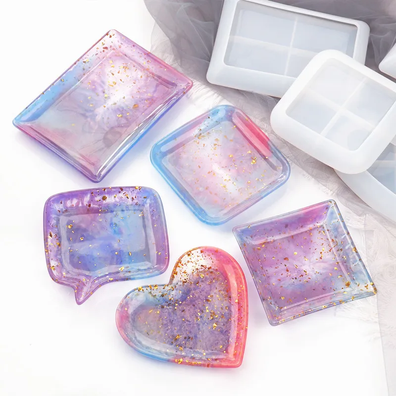 DIY Epoxy Crystal Resin Glue Square Love Dish Plate Jewelry Decoration Mirror Silicone Mold, White
DIY Epoxy Crystal Resin Glue Square Love Dish Plate Jewelry Decoration Mirror Silicone Mold, White