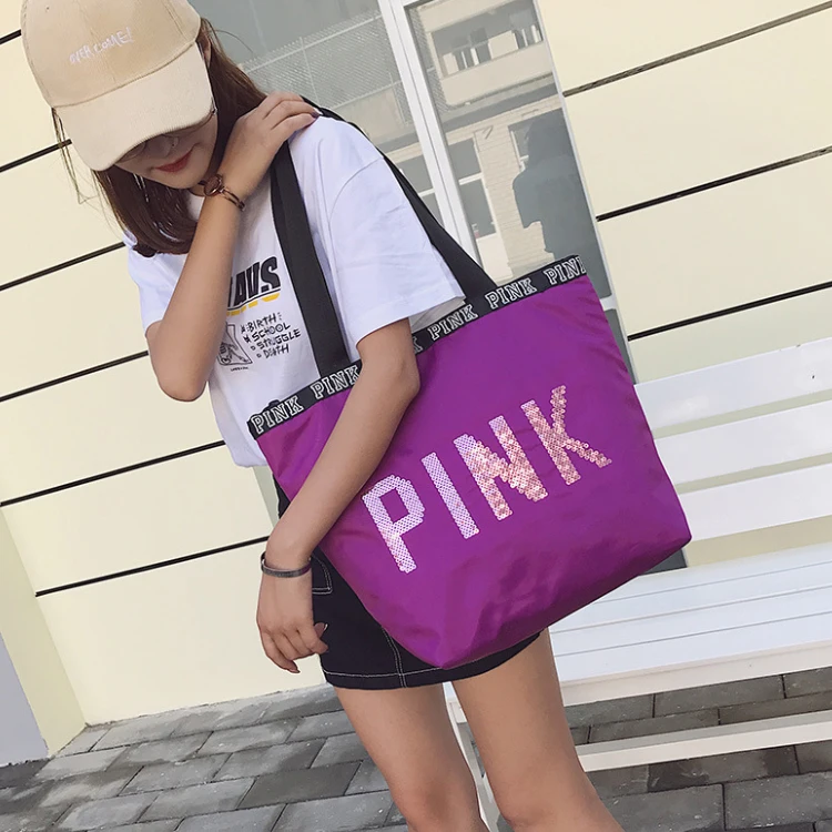 Osgoodway2 Pink Shopping Bags Woman Ladies Fashion Travel Large Capacity Shopping Sequin Tote Bag Handbag For Women
Osgoodway2 Pink Shopping Bags Woman Ladies Fashion Travel Large Capacity Shopping Sequin Tote Bag Handbag For Women