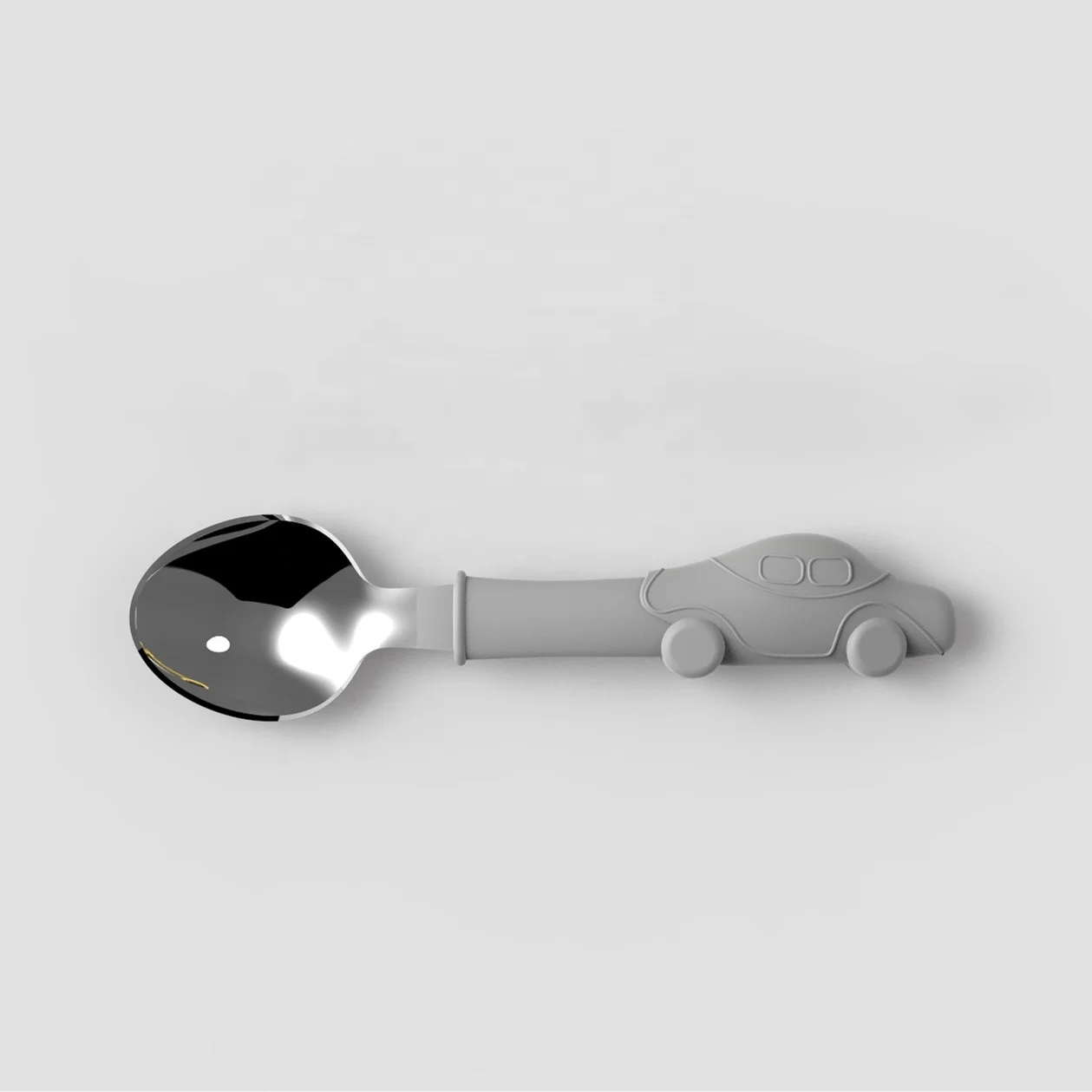 LFGB Europe Standard New Design Car Childlike Mental Silicone Mental Spoon, Yellow / fresh yellow / beige / grey / customized
LFGB Europe Standard New Design Car Childlike Mental Silicone Mental Spoon, Yellow / fresh yellow / beige / grey / customized