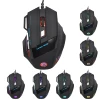 JWFY Colorful luminous High-end optical engine gaming computer mouse for professional players