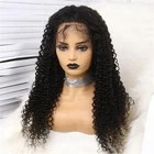 150%Density 360 Lace Front Wigs 100% Brazilian Human Virgin Hair Sexy Natural Curly Lace Wigs Remy Hair for Women
