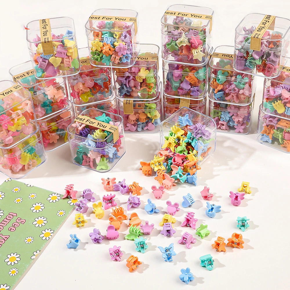 40pcs box Kids Flower Star animal mini Hair claw clips girls cute hair clips style decoration accessories
40pcs box Kids Flower Star animal mini Hair claw clips girls cute hair clips style decoration accessories