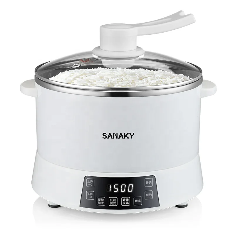 2020 New Arrival cooking pot 4L Intelligent kitchenware electric auto lifting hotpot for Three meals a day
2020 New Arrival cooking pot 4L Intelligent kitchenware electric auto lifting hotpot for Three meals a day