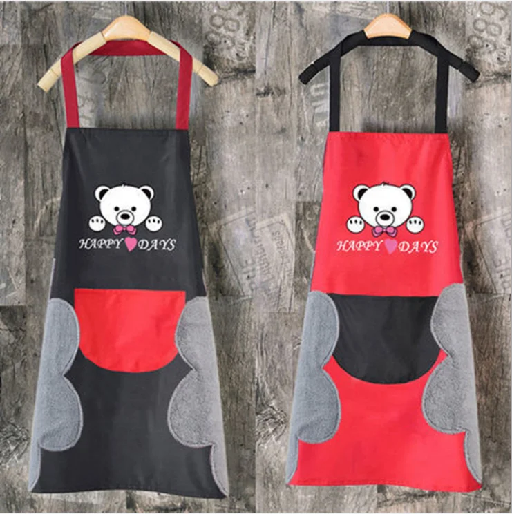 Polyester Fashion Kitchen Apron Adult Cute Print Adjustable Apron Adult Waterproof Greaseproofness Apron, Yellow/red/black/coffee
Polyester Fashion Kitchen Apron Adult Cute Print Adjustable Apron Adult Waterproof Greaseproofness Apron, Yellow/red/black/coffee
