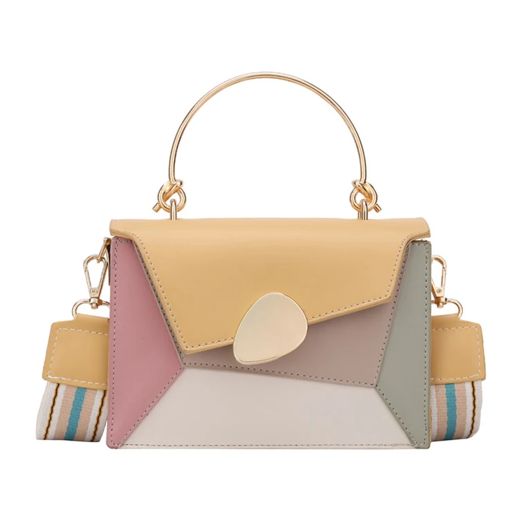 2020 new metal handle women's bag fashion handbag color matching trend personality shoulder crossbody bag, White,yellow,green,black
2020 new metal handle women's bag fashion handbag color matching trend personality shoulder crossbody bag, White,yellow,green,black