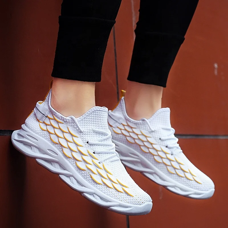 Wholesale Casual Running Shoe Flying Knit Fashion Sport Shoes Sneakers For Men New Styles, White black
Wholesale Casual Running Shoe Flying Knit Fashion Sport Shoes Sneakers For Men New Styles, White black