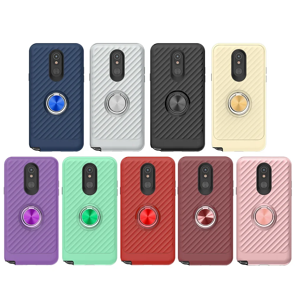 Best-selling soft TPU+ hard PC magnetic ring colorful mobile phone case back cover for LG stylo 5
Best-selling soft TPU+ hard PC magnetic ring colorful mobile phone case back cover for LG stylo 5