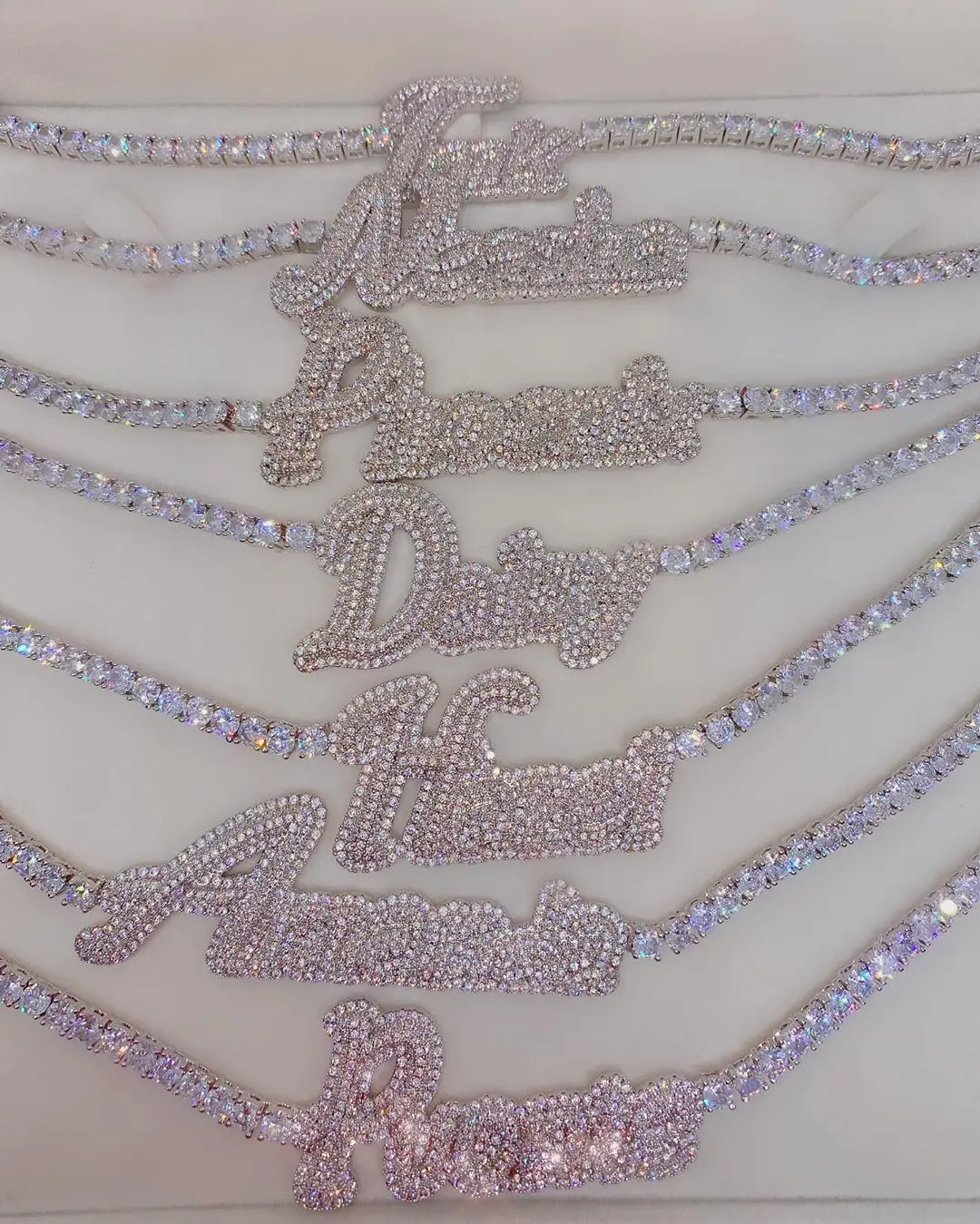 factory wholesale customize jewelry cz tennis chain personalized letter name custom necklace, Customized
factory wholesale customize jewelry cz tennis chain personalized letter name custom necklace, Customized